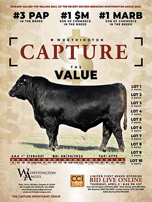 Worthington Capture Semen Sale
